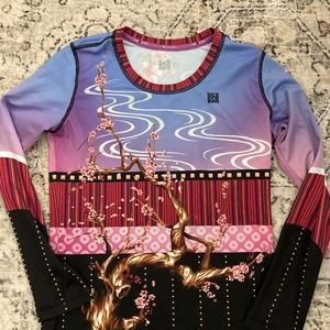 Inknburn cherry blossom long sleeves shirt S